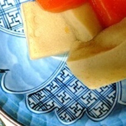 はじゃじゃさん♪お弁当のおかずに高野豆腐の煮物レシピ参考につくってみました(*^-^*)だしが染みて優しいお味でとってもおいしかったです！